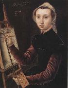 Catharina Van Hemessen Self-Portrait oil painting artist